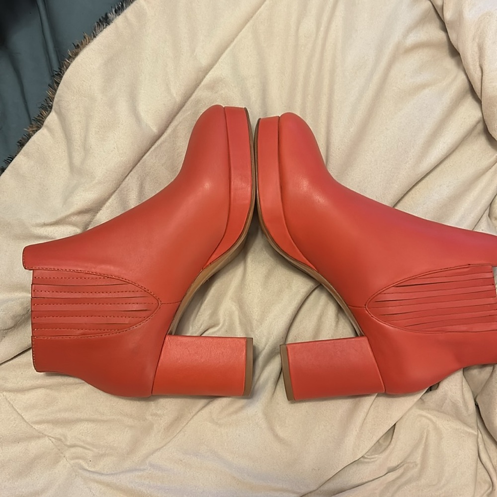 Samantha pleet rust orange legend boots 39 platform - Picture 8 of 12